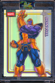 2026 Topps Marvel Chrome refractor Thanos