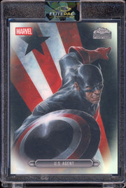 2026 Topps Chrome Marvel Comics #FF-45 U.S. Agent Fanfare
