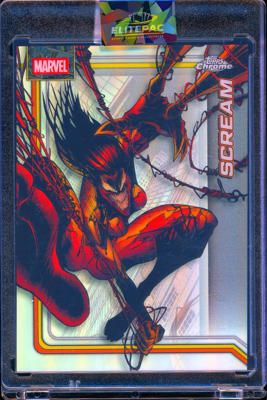 2026 Topps Marvel Chrome refractor Scream