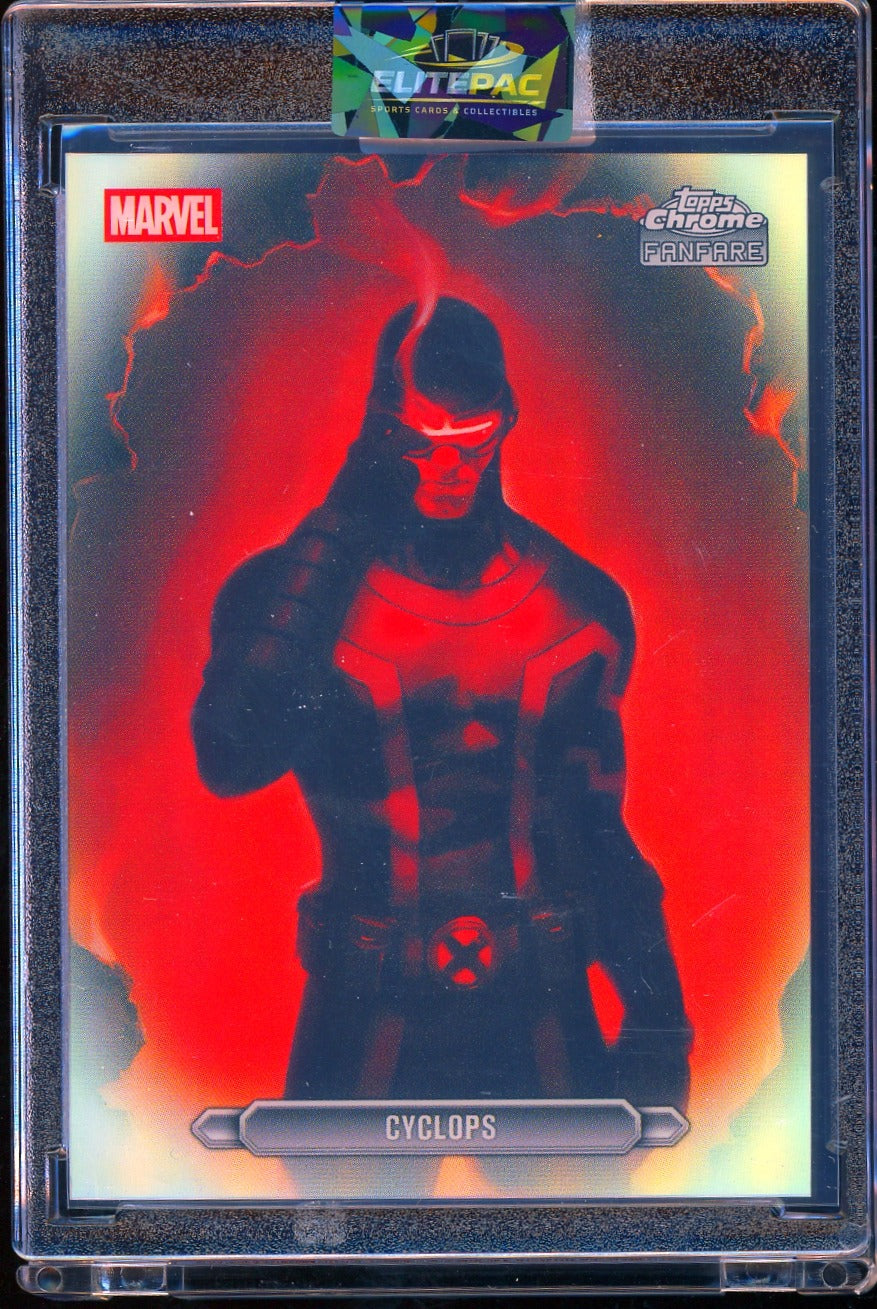 2026 Topps Marvel Chrome FanFare refractor Cyclops