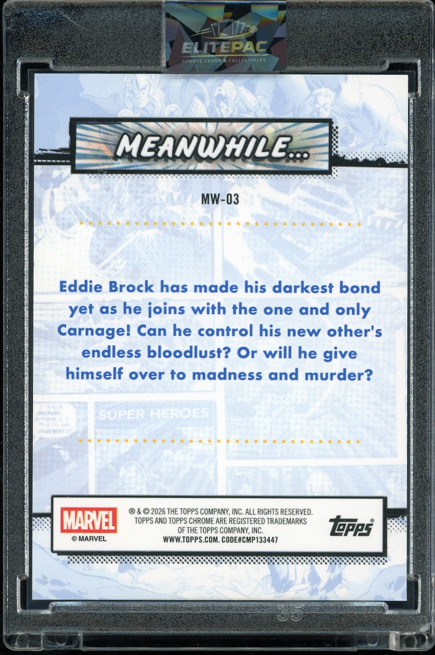 2026 Topps Marvel Chrome Meanwhile Carnage