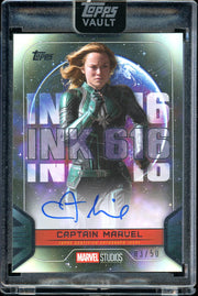 2026 Topps Marvel vault Captain Marvel ink 616 Auto 03/50