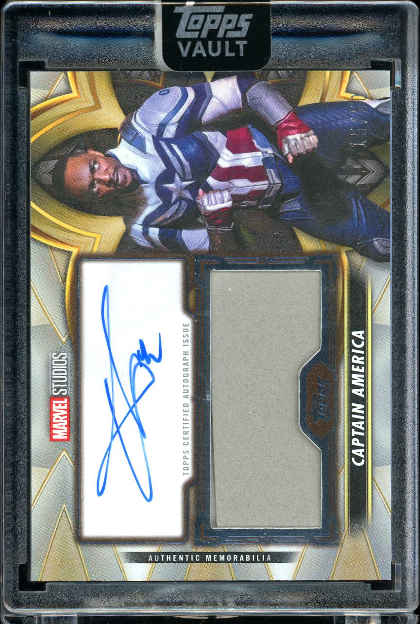 2026 Topps Marvel Vault Captain America Anthony Mackie 15/50