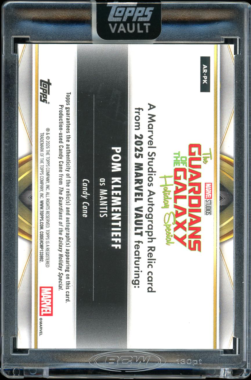 2026 Topps Marvel Vault Mantis Pom Klementieff 40/50
