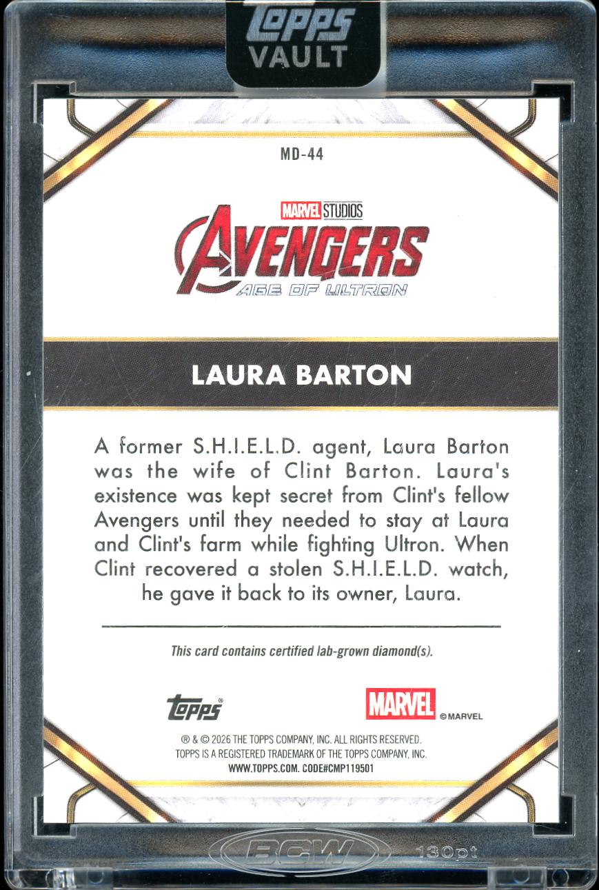 2026 Topps Marvel Vault Triple red Diamond Laura Barton Beekend 5/5