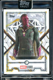 2026 Topps Marvel Vault Silver Diamond Vision Alpha 01/50