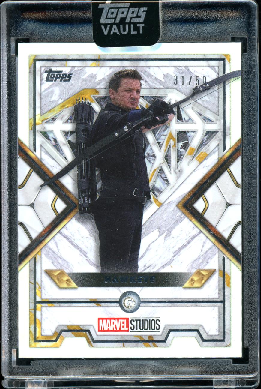 2026 Topps Marvel Vault Silver Diamond Hawkeye 31/50