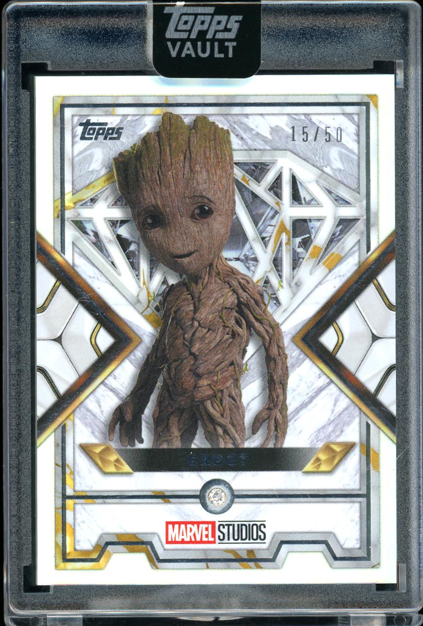 2026 Topps Marvel Vault Silver Diamond Groot  15/50