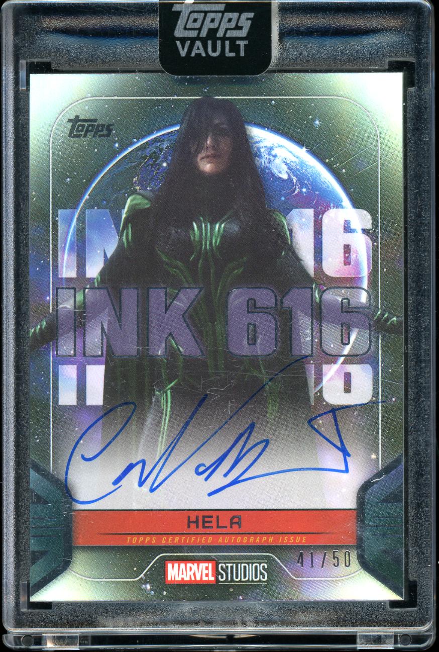2026 Topps Marvel Vault Ink 616 Hela Cate Blanchett 41/50