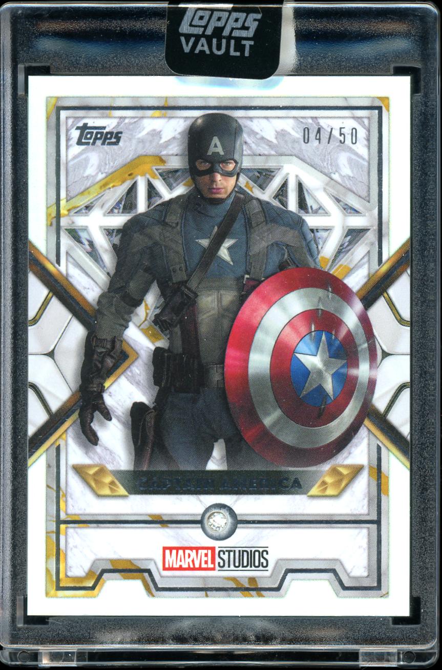 2026 Topps Marvel Vault Captain America Diamon 04/50