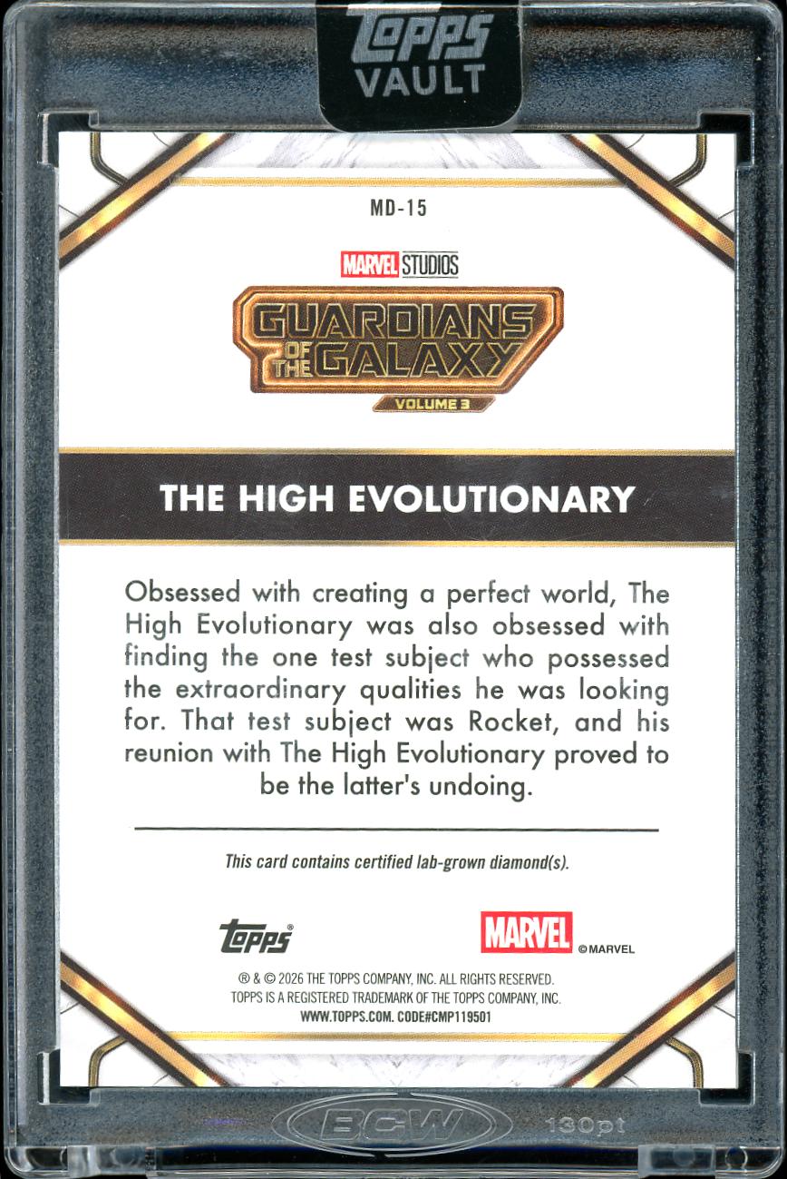 2026 Topps Marvel Vault Silver Diamond The High Evolutionary 20/50