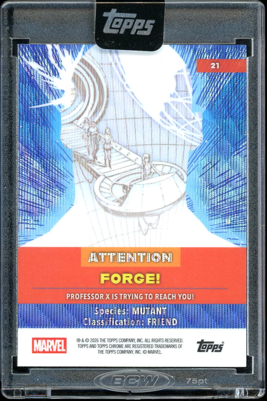 2026 Topps Marvel Mint Cerebro Forge Orange Omaga 25/25