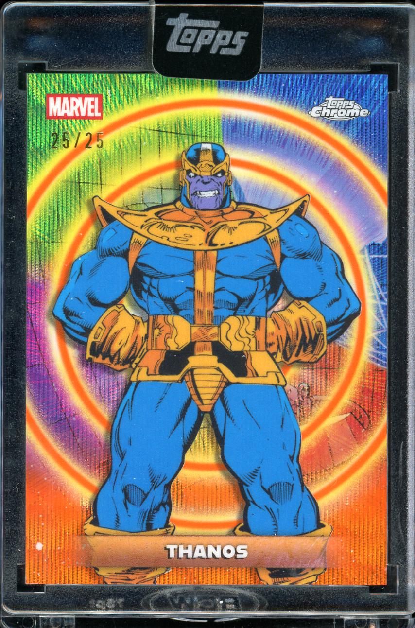 2026 Topps Marvel Mint Cerebro Thanos Orange Omaga 25/25