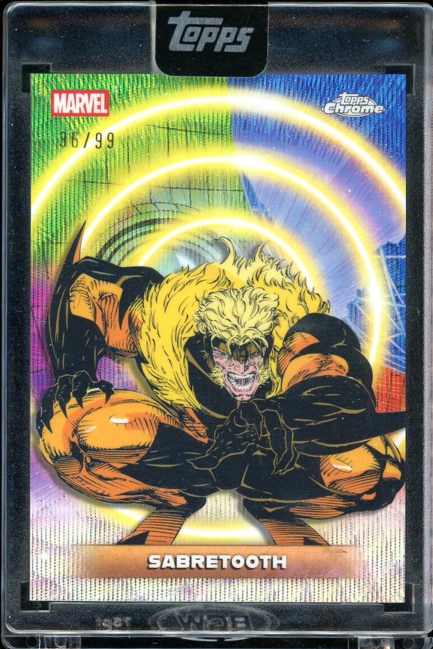 2026 Topps Marvel Mint Cerebro Sabertooth 36/99