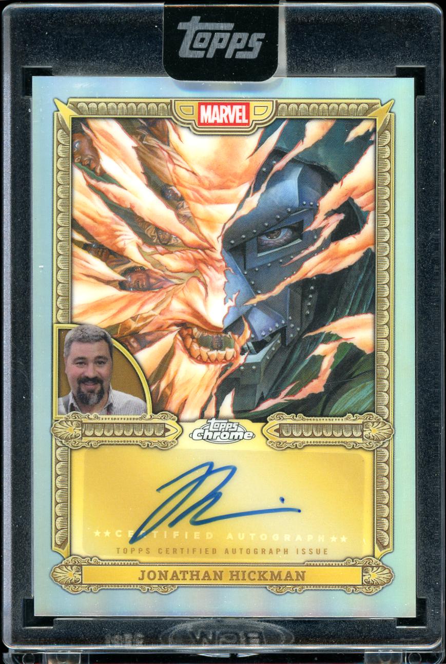 2026 Topps Mint Marvel Doom Artist Auto Jonathan Hickman