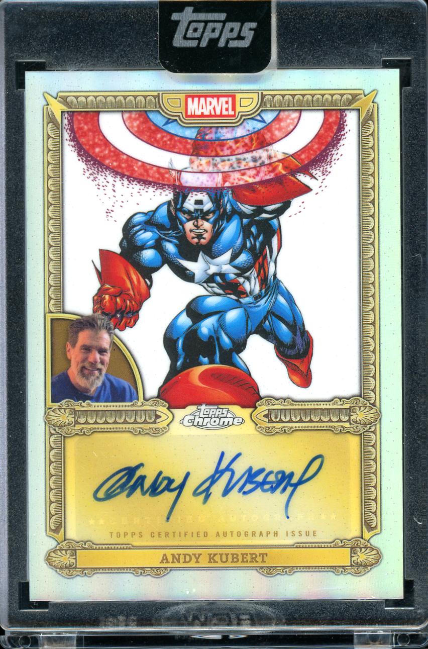 2026 Topps Mint Marvel Captain America Artist Auto Andy Kubert