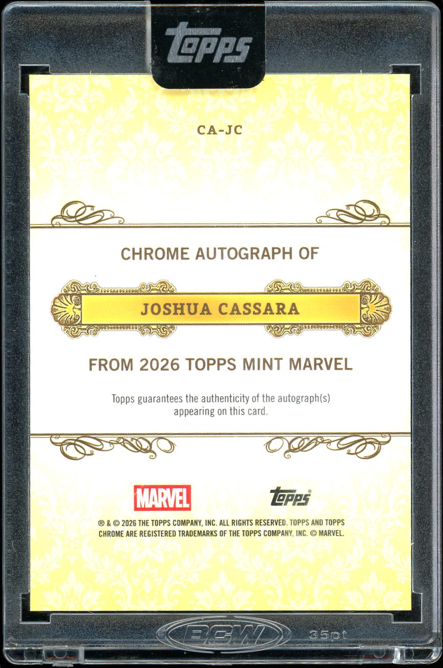 2026 Topps Mint Marvel X-23 Artist Auto Joshua Cassara