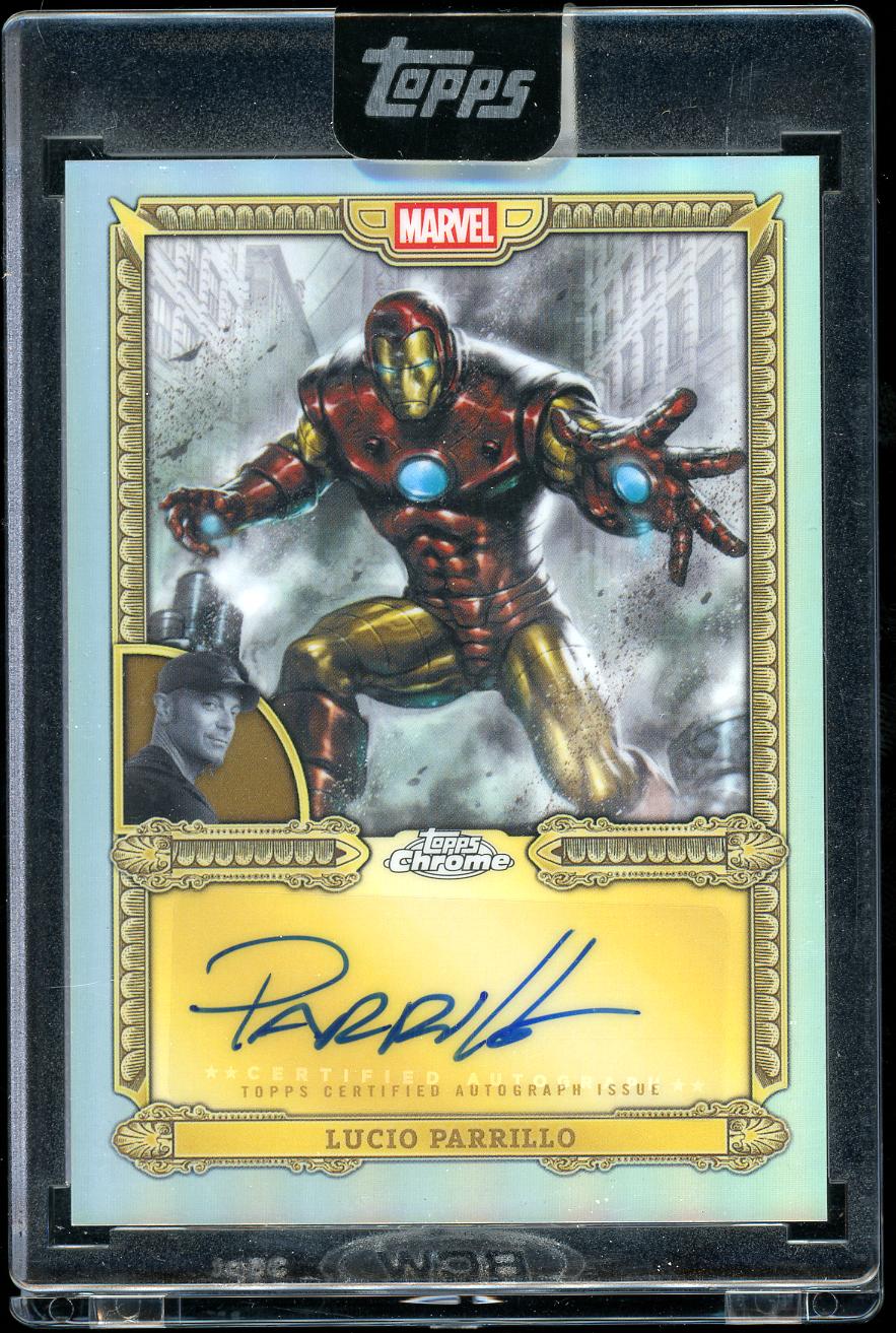 2026 Topps Mint Marvel Iron man Artist Auto Lucio Parrillo