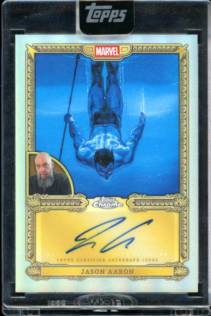 2026 Topps Mint Marvel Namor Artist Auto Jason Aaron