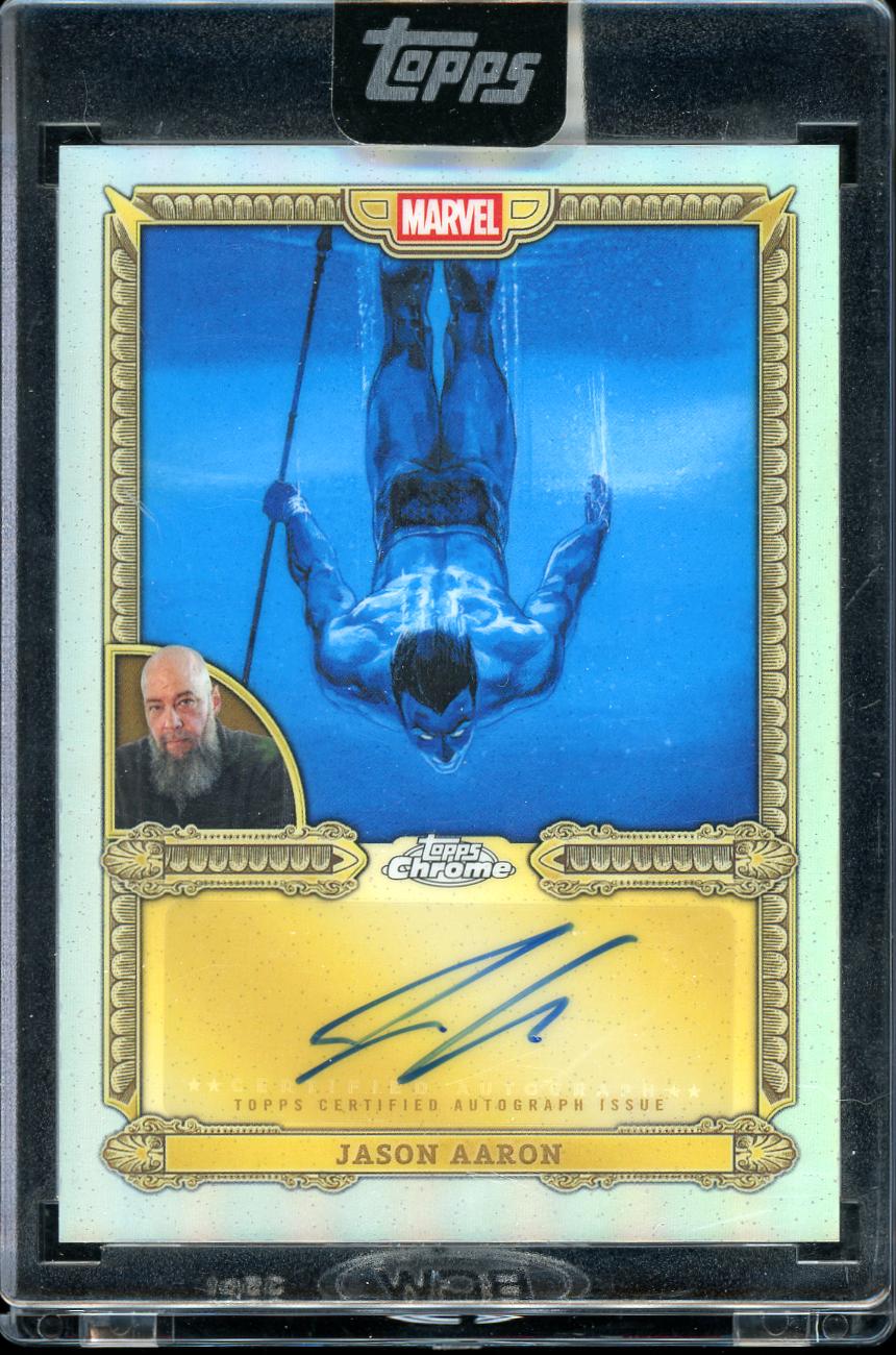 2026 Topps Mint Marvel Namor Artist Auto Jason Aaron