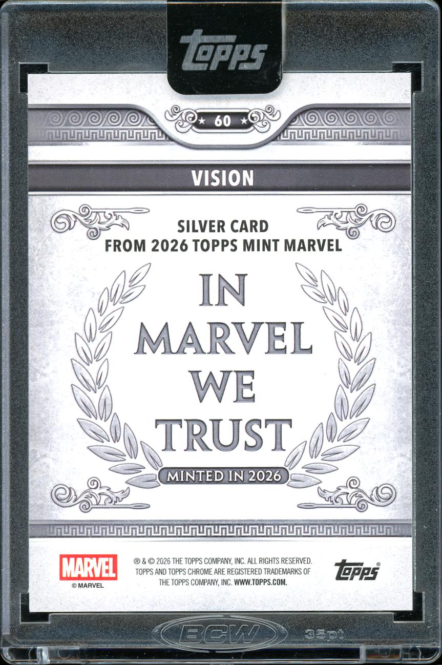2026 Topps Mint Marvel Silver Vision 57/75