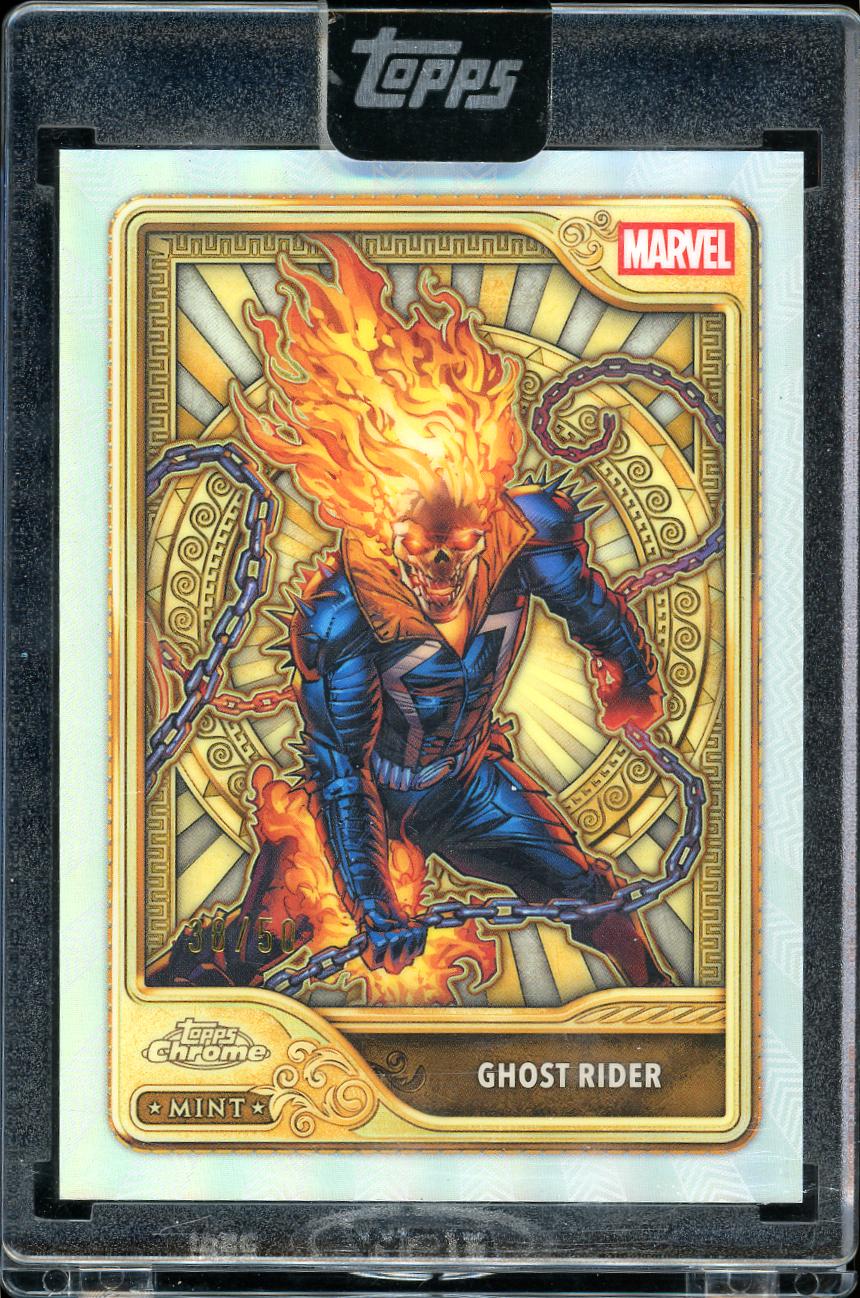 2026 Topps Mint Marvel Gold Ghost Rider  38/50 encased