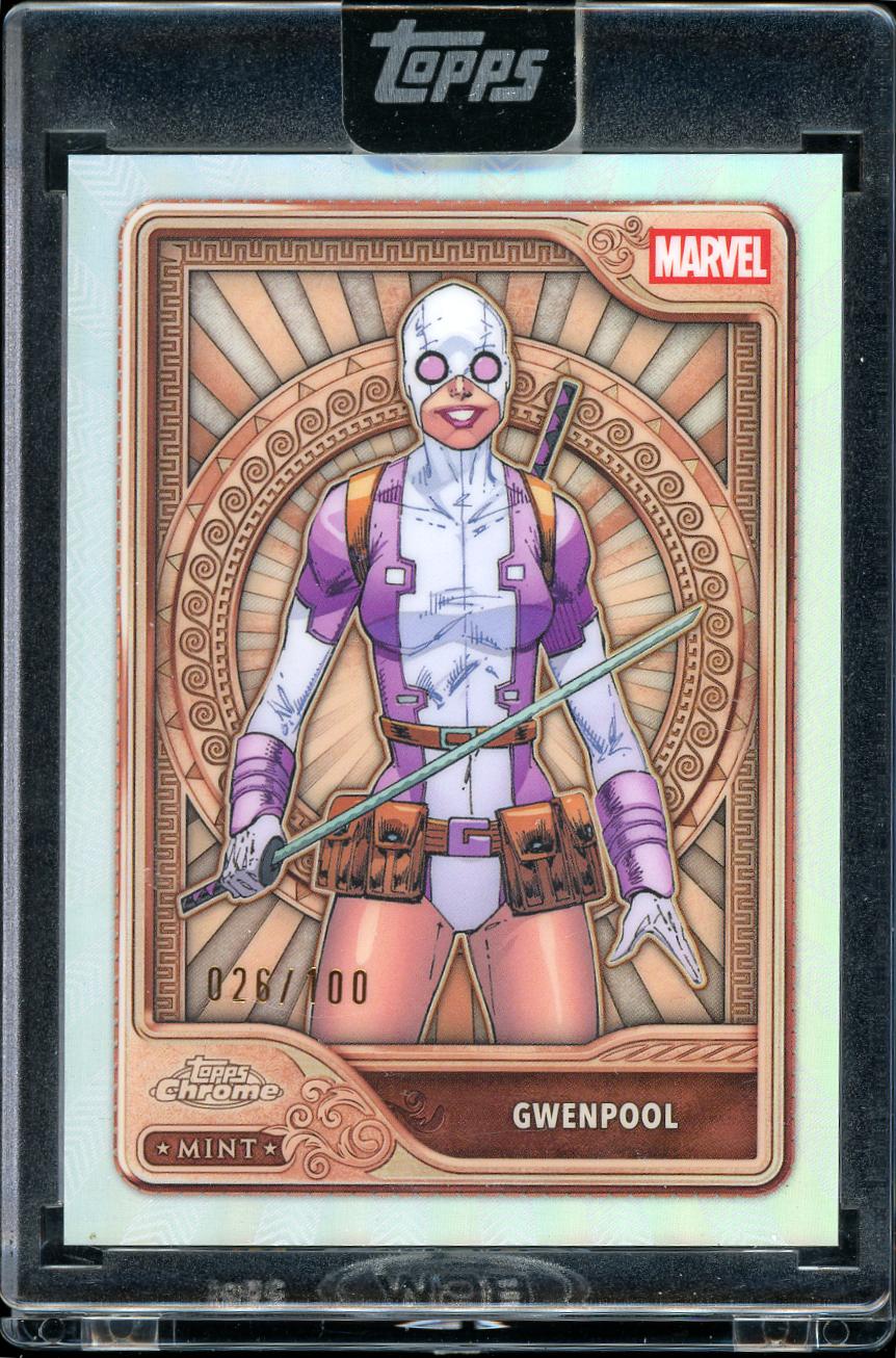 2026 Topps Mint Marvel Bronze Gwenpool 26/100 Encased