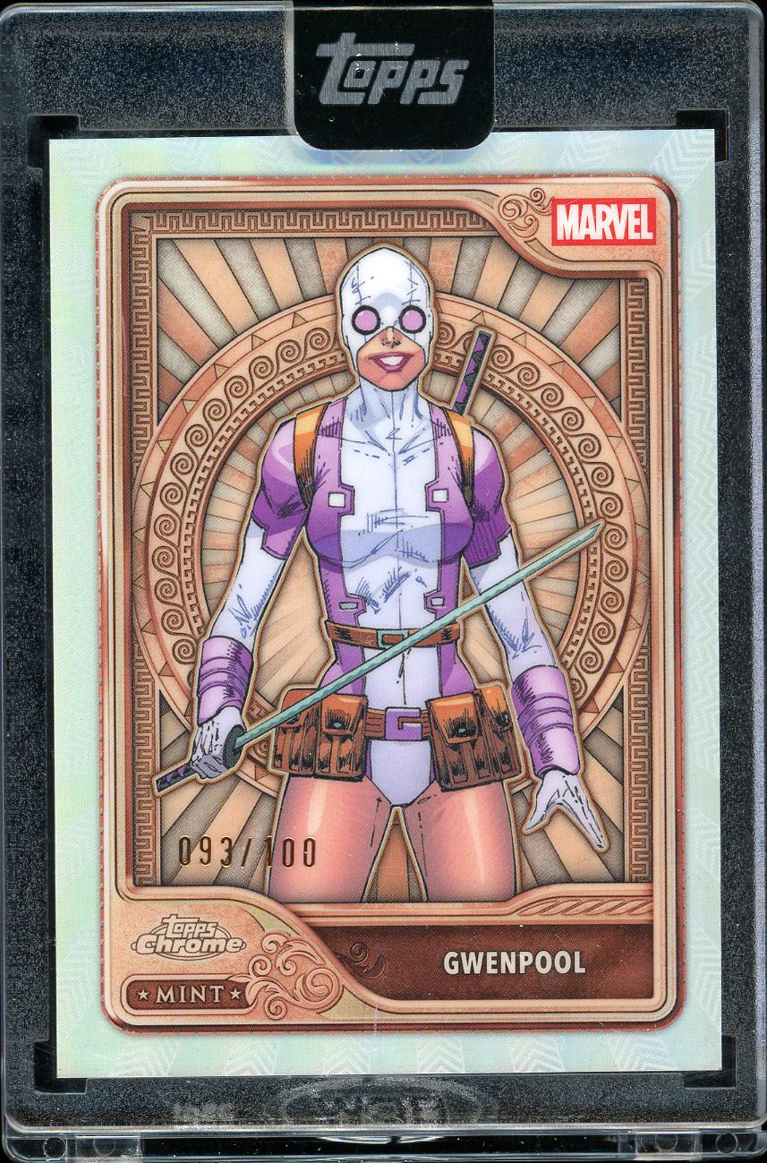 2026 Topps Mint Marvel Bronze Gwenpool 93/100 Encased