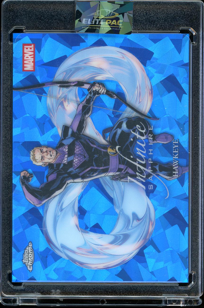 2026 Topps Sapphire Marvel Infinite Hawkeye case hit