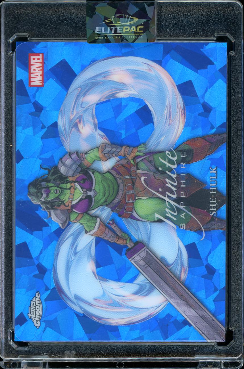 2026 Topps Sapphire Marvel Infinite She-Hulk case hit