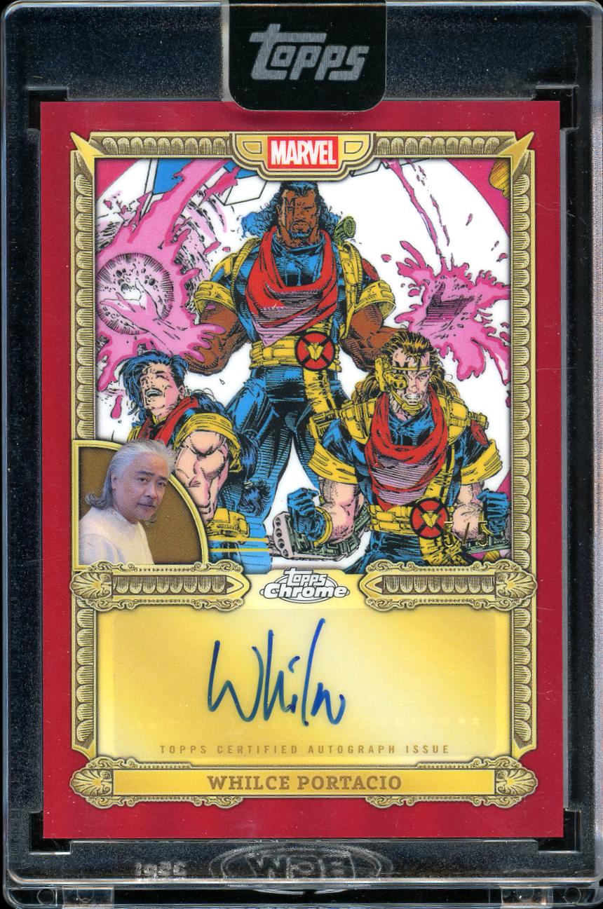 2026 Topps Mint Marvel Bishop Artist Auto Whilce Portacio red /5