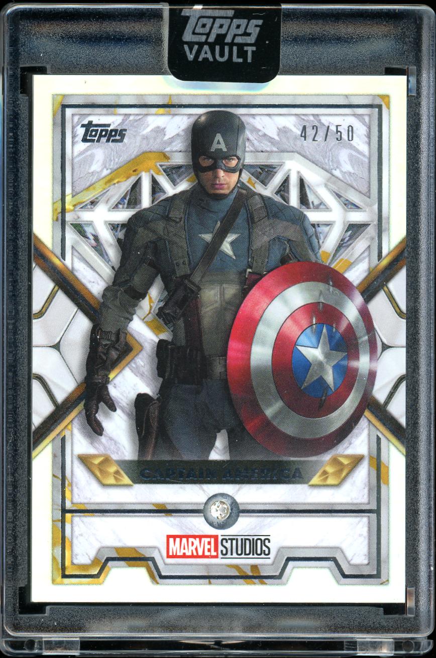 2026 Topps Vault Marvel Diamond Captain America 42/50