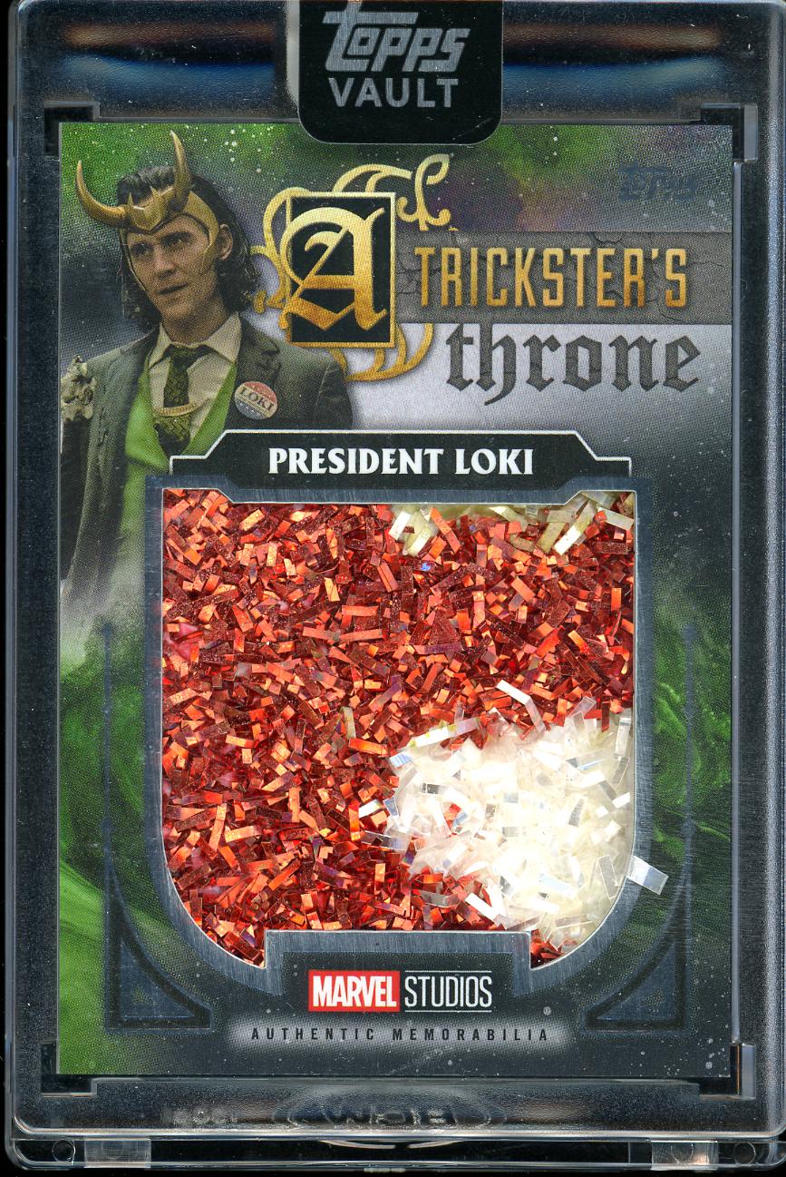 2026 Topps Vault Marvel Relic President Loki 08/10
