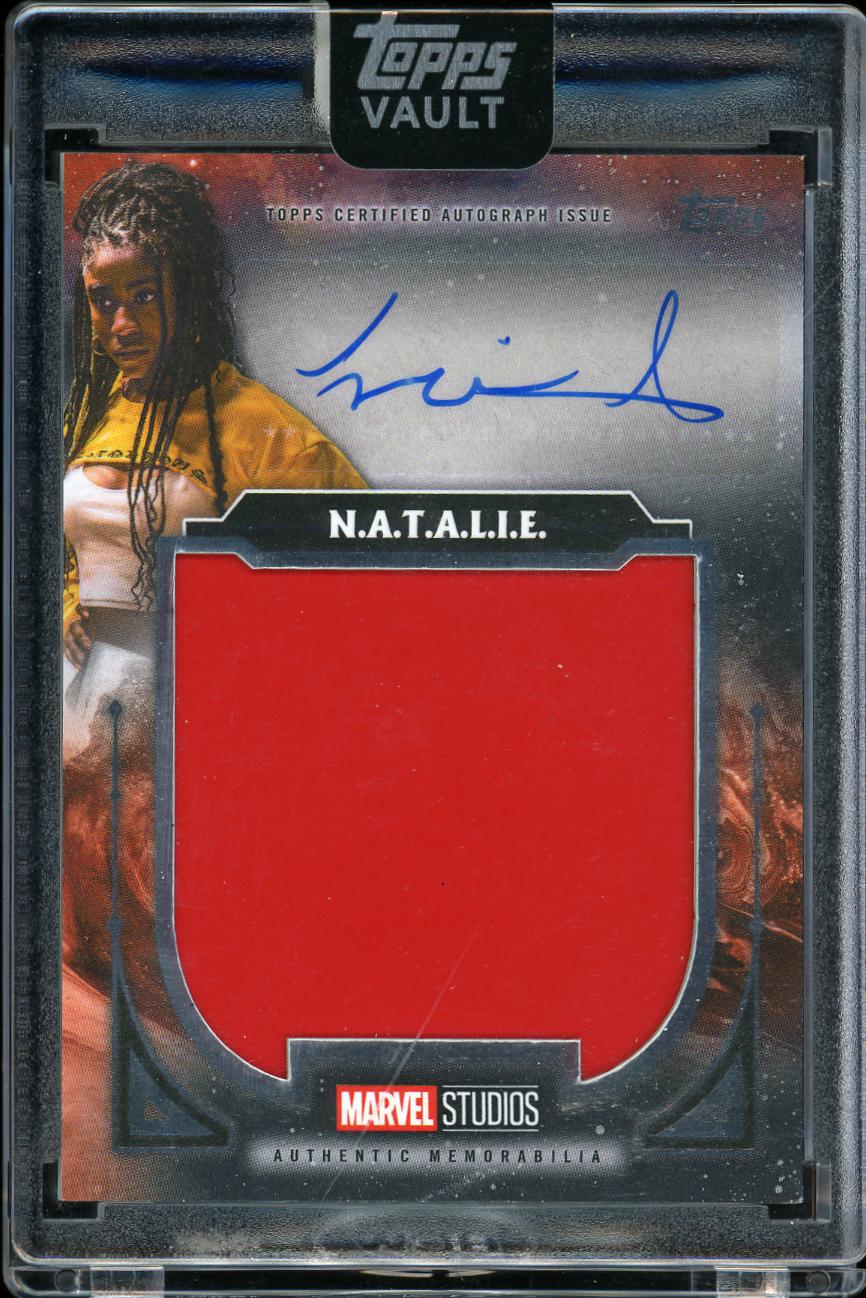 2026 Topps Vault Marvel Relic Auto N.A.T.A.L.I.E Alpha 01/10