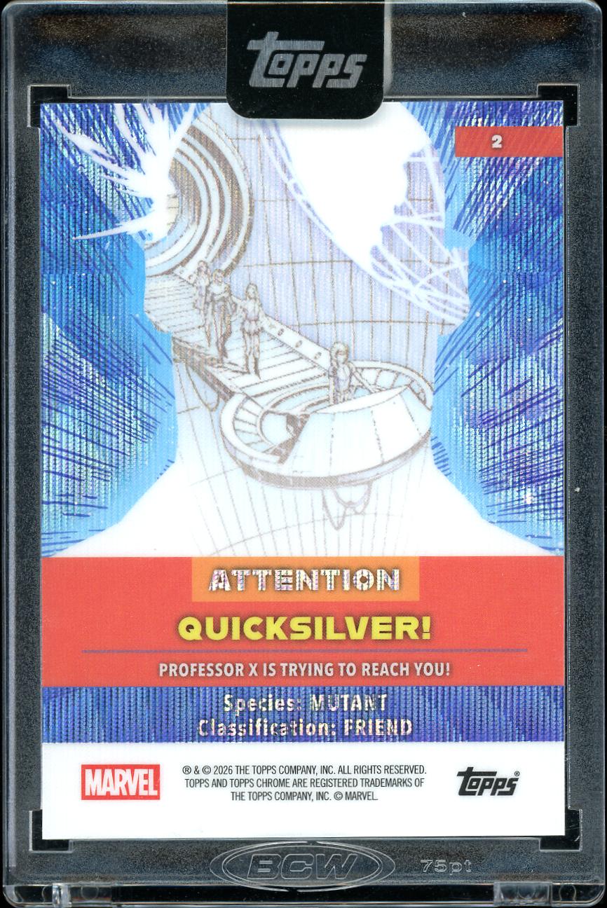 2026 Topps Mint Marvel Cerebro QuickSilver 73/99