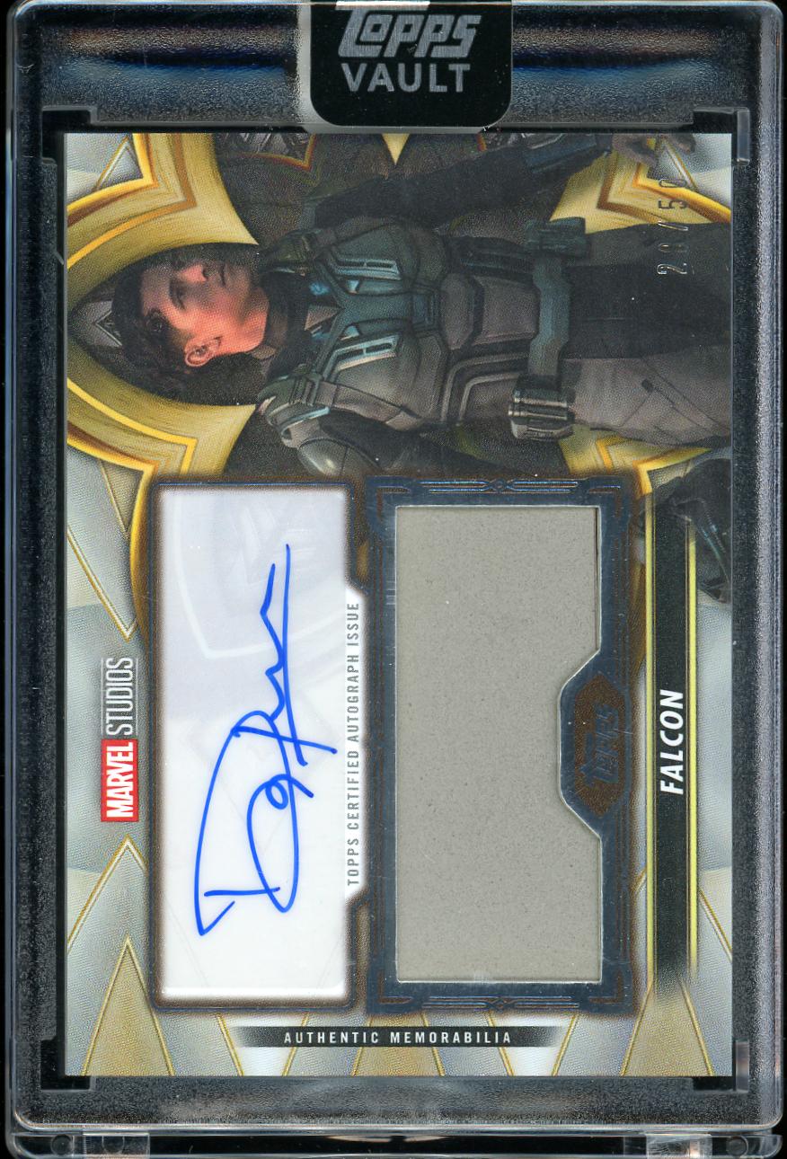 2026 Topps Vault Marvel Relic Auto Falcon 28/50