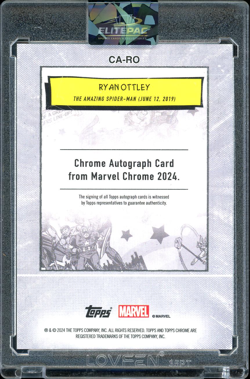 2024 Topps Marvel Chrome Artist Auto Ryan Ottley