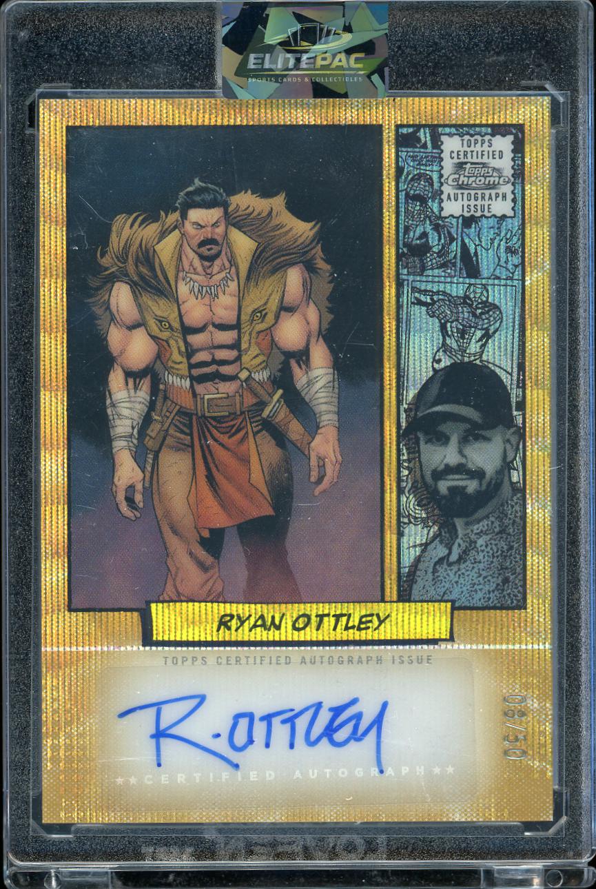 2024 Topps Marvel Chrome Artist Auto Ryan Ottley