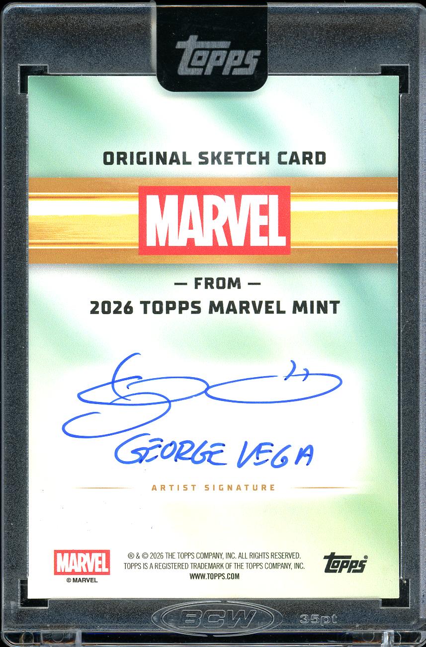 2026 Topps Mint Marvel Sketch GwenPool by George Vega