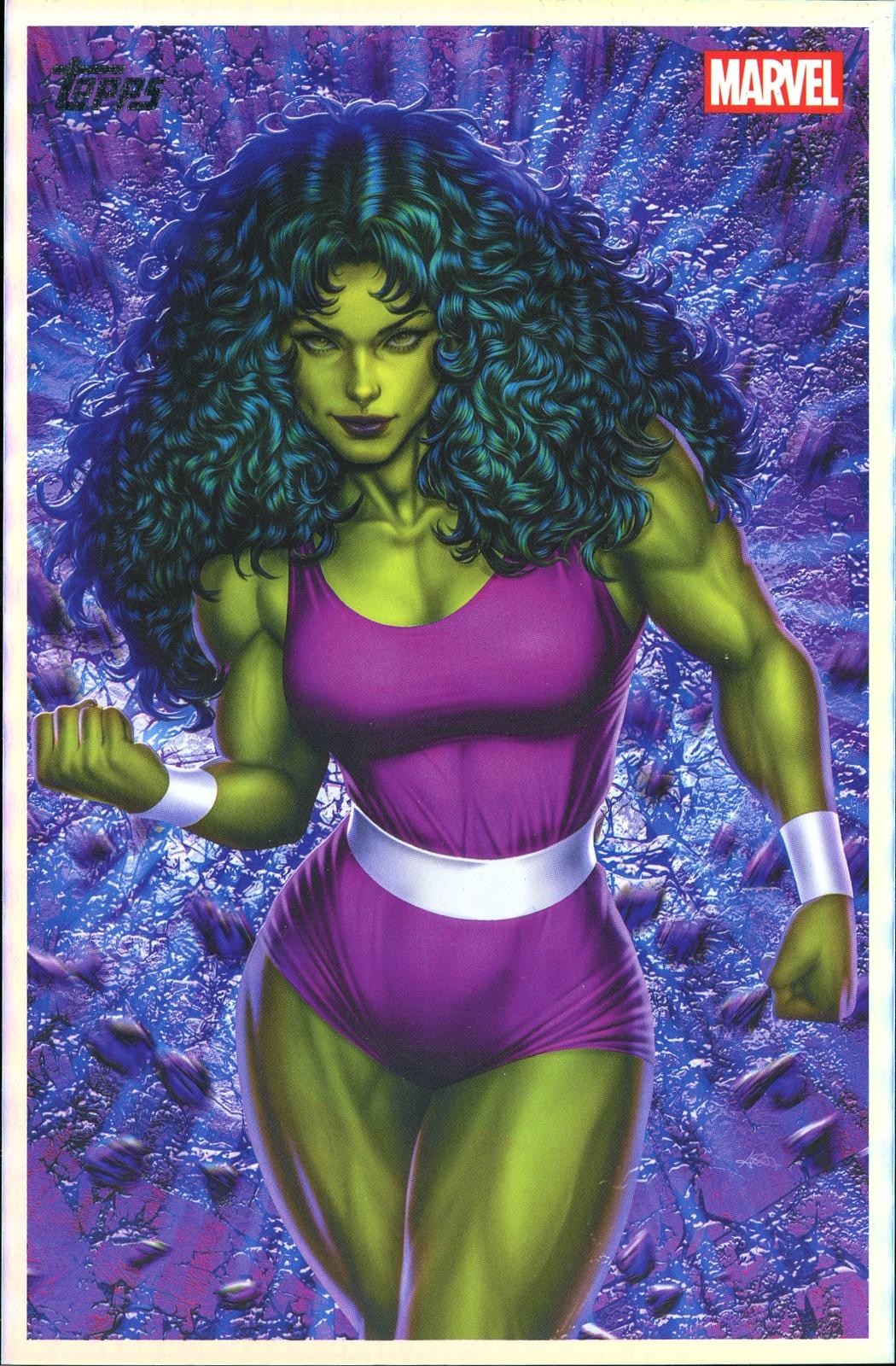 2026 Topps Vault Marvel She-Hulk Large Box Topper 5x7in