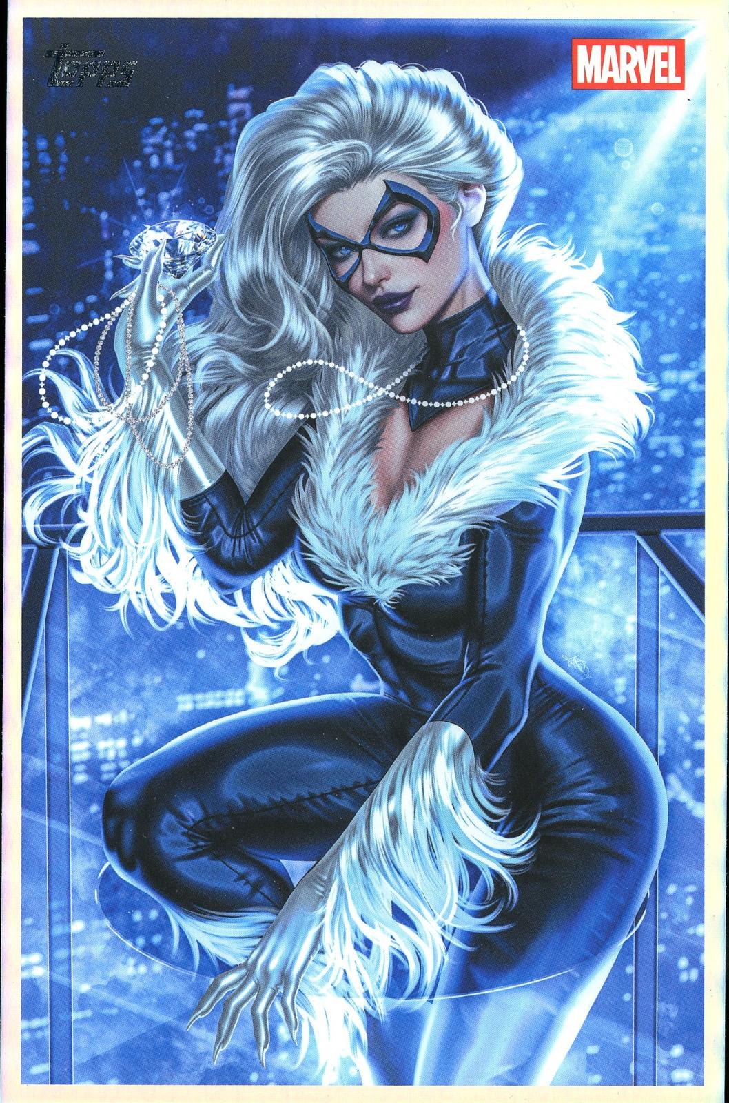 2026 Topps Vault Marvel Black Cat Large Box Topper 5x7in