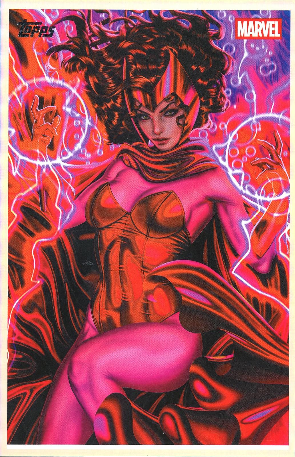 2026 Topps Vault Marvel Scarlet Witch Large Box Topper 5x7in