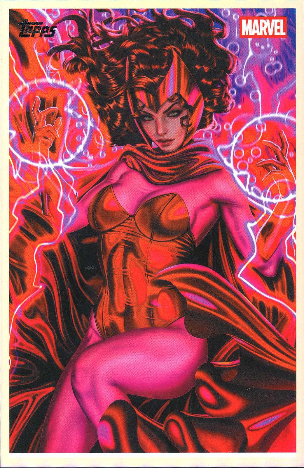 2026 Topps Vault Marvel Scarlet Witch Large Box Topper 5x7in