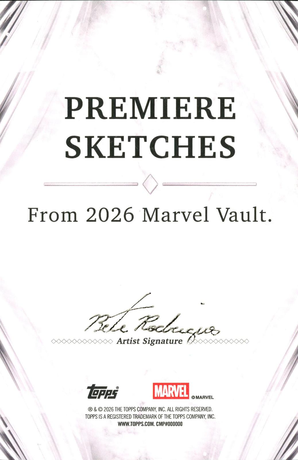 2026 Topps Vault Marvel Sketch Jean Grey By Beto Rodrigues