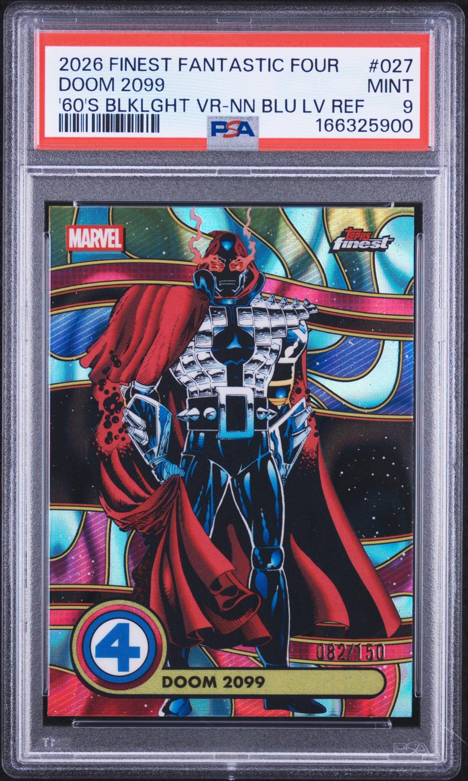 2026 Topps Finest: Fantastic Four #27 Doom 2099 PSA 9 82/150