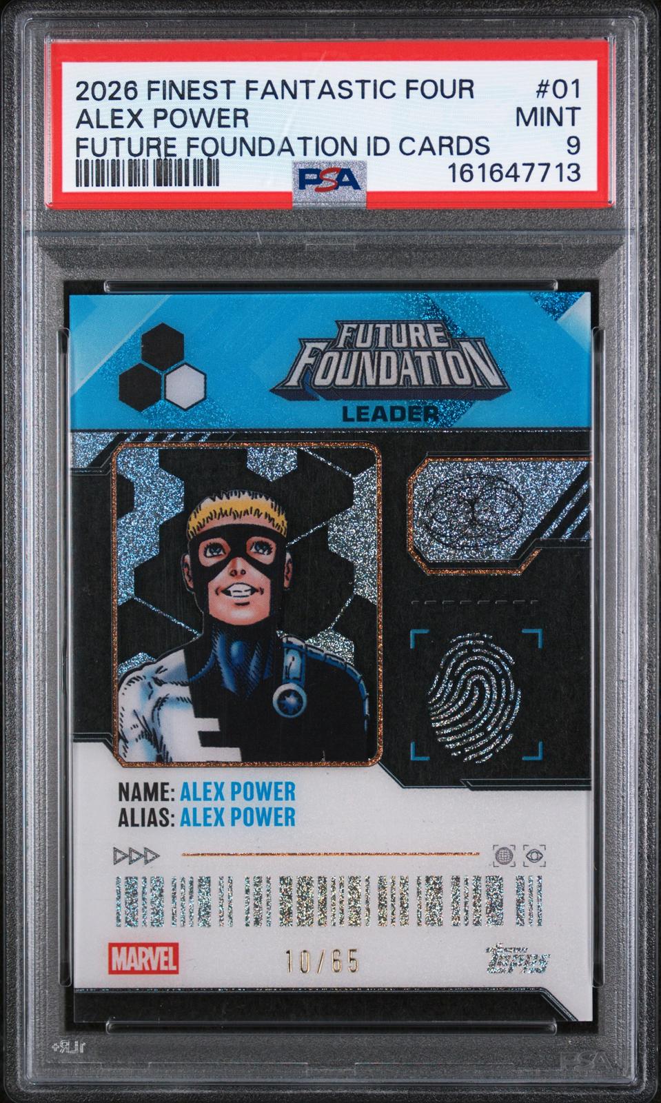 2026 Topps Finest: Fantastic Four  #1 Alex Power PSA 9 10/65