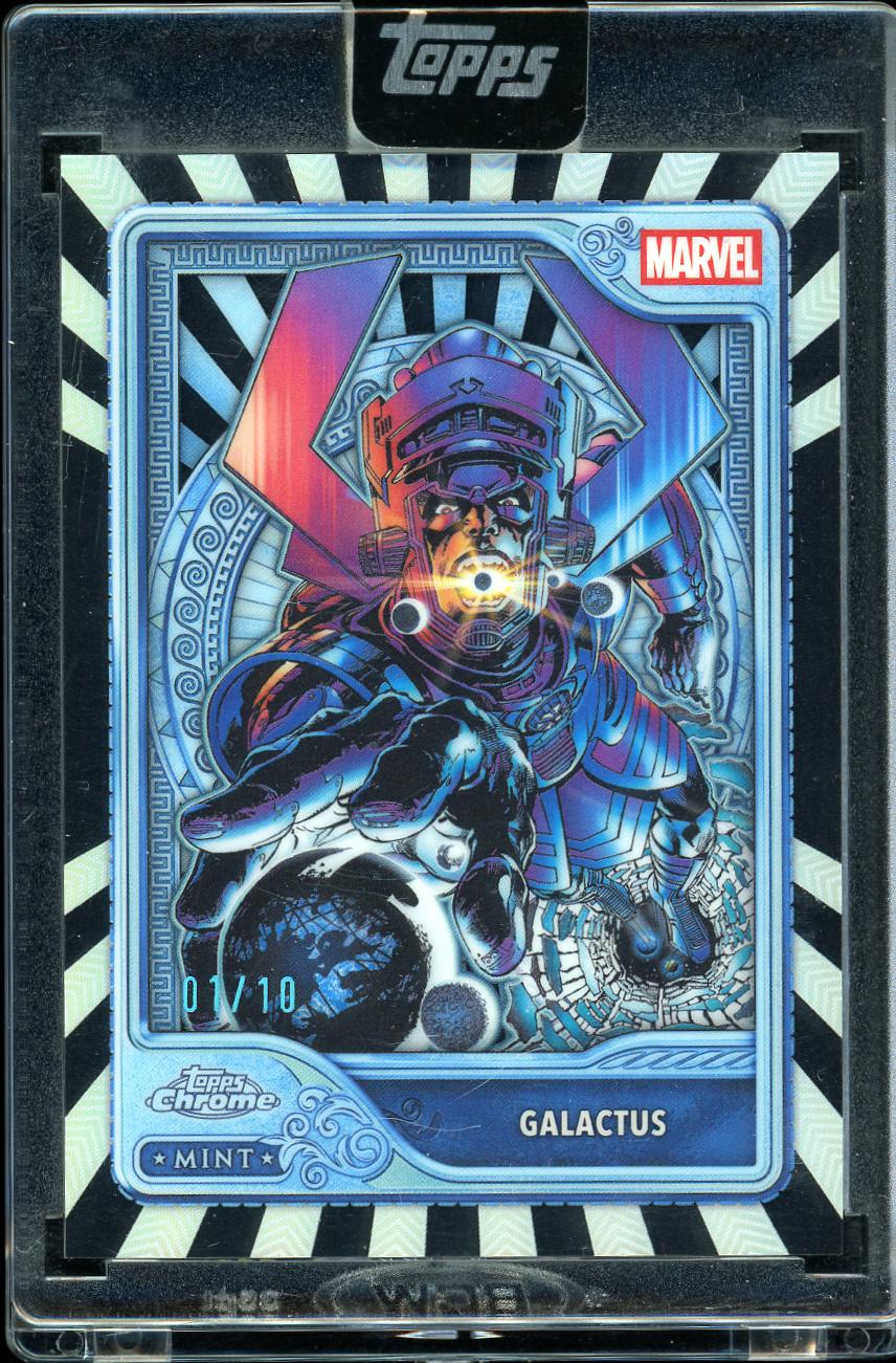 2026 Topps Mint Marvel #116 Galactus Base Chrome (Encased) Black Refractor 1/10
