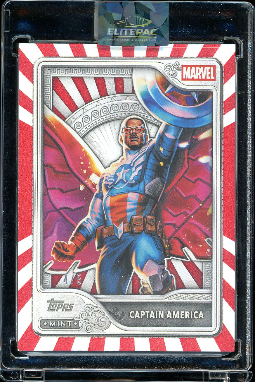 2026 Topps Mint Marvel Captain America Red 4/5