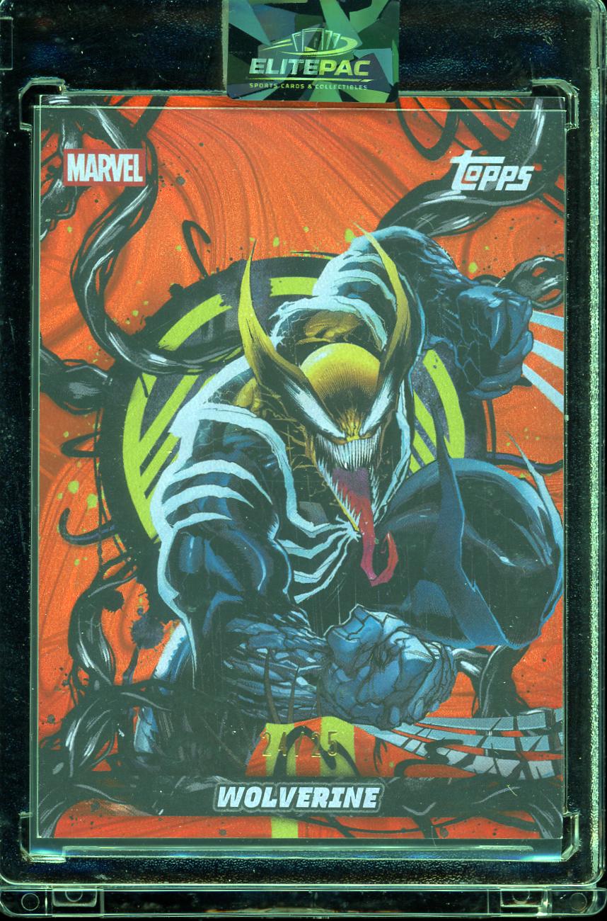 2026 Topps Mint Marvel #MS-20 Wolverine Mass Symbiote Takeover Orange Foil 24/25