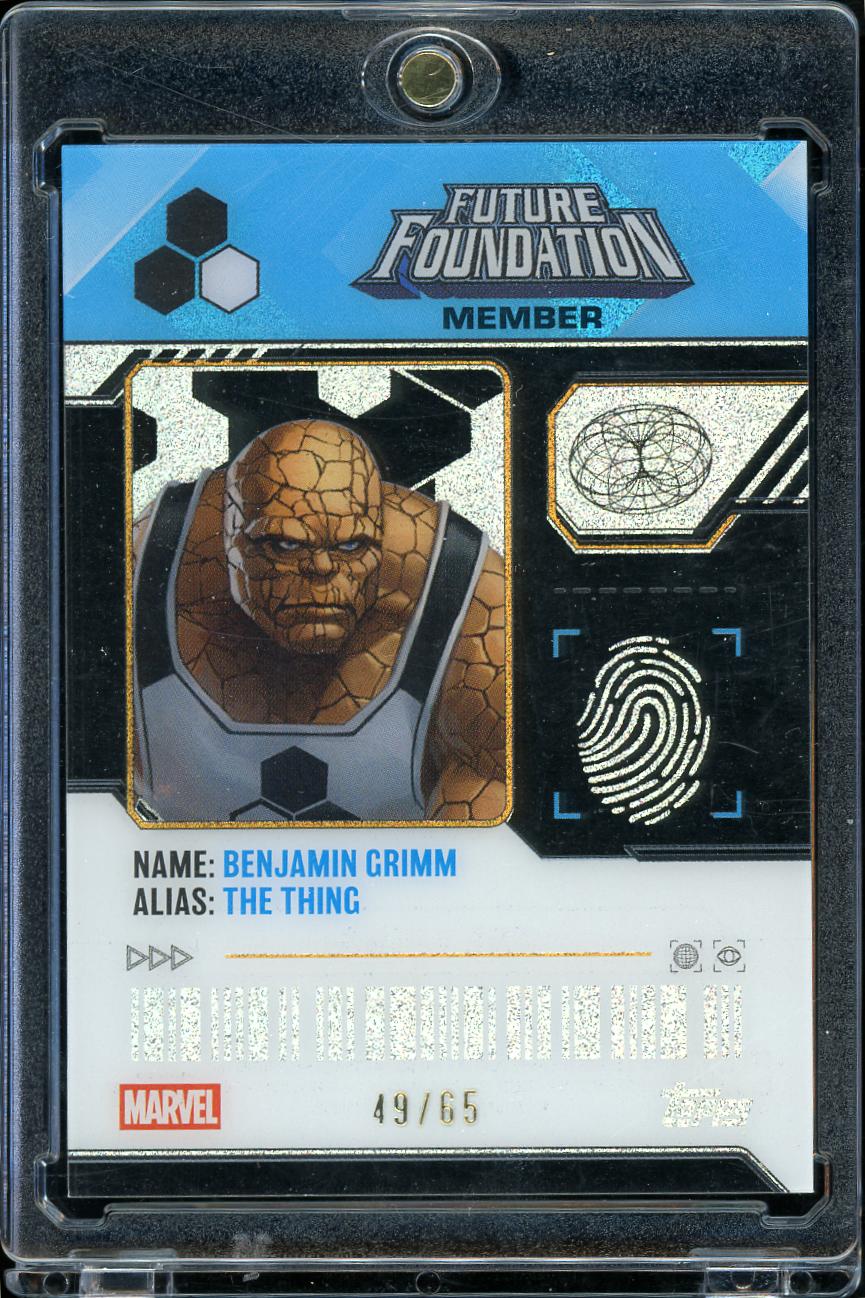 2026 Topps Future Foundation ID Card The Thing FF-02 49/65